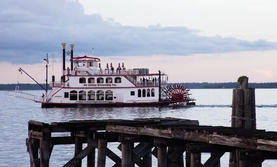 paddle boat steamer cruise